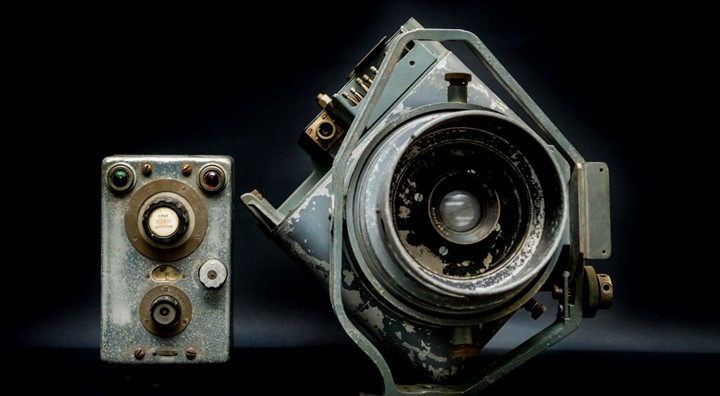 Zuidpoolexpeditie Luchtfotocamera Met Timing Motor
